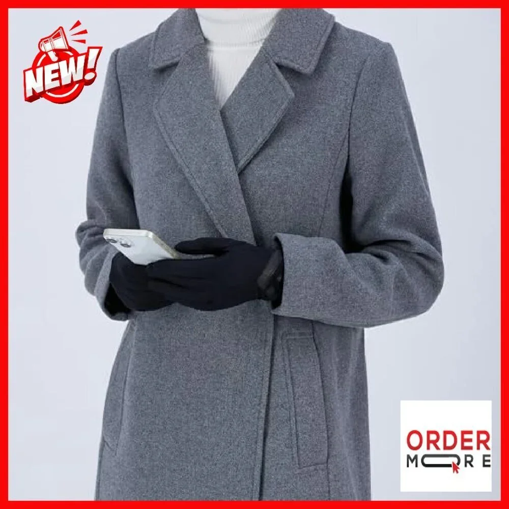 Water Repellent Touchscreen Shortie Gloves Spandex Cold Weather